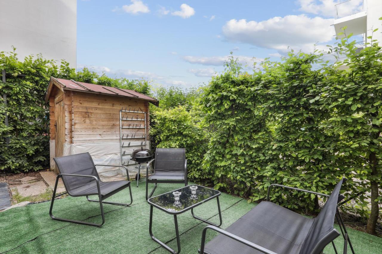 Apart-Chic-Les-Ulis With Balcon, Terrasse And Parking レ・ジュリス エクステリア 写真